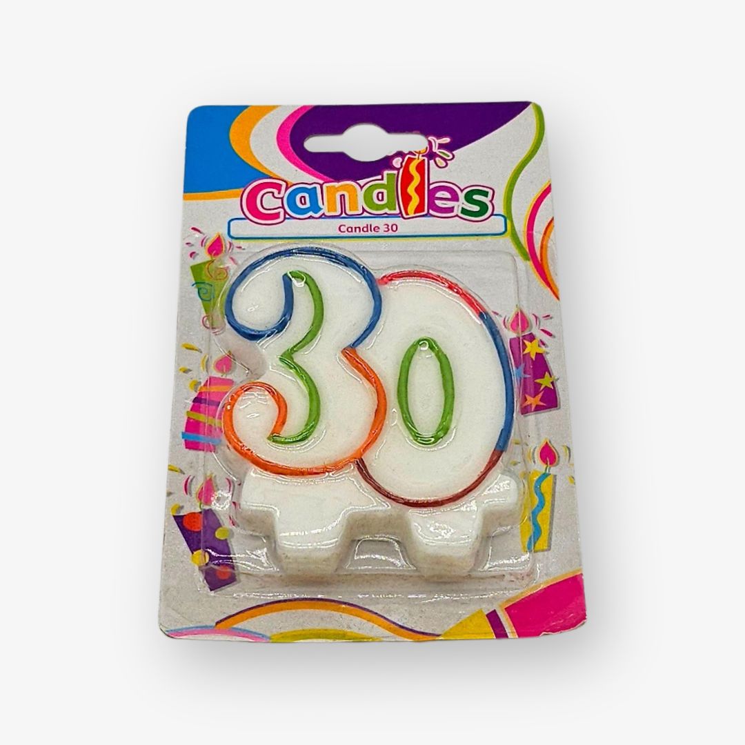 Kerze 30ter Geburtstag