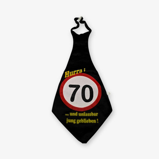 Krawatte 70er Geburtstag