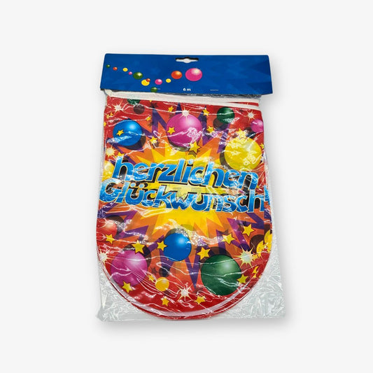 Winpelkette Herzlichen Glückwunsch 6m