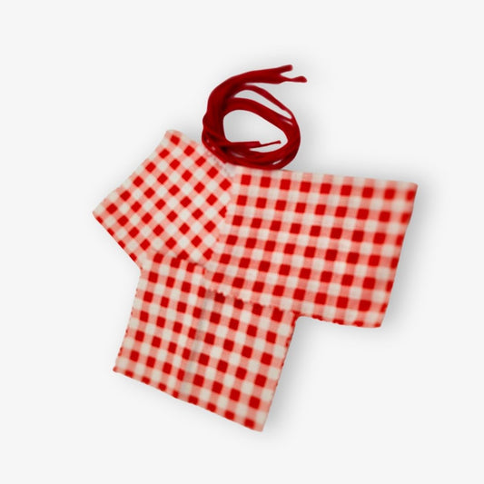 Schmuckdeckchen mit Kordel (6er Set)